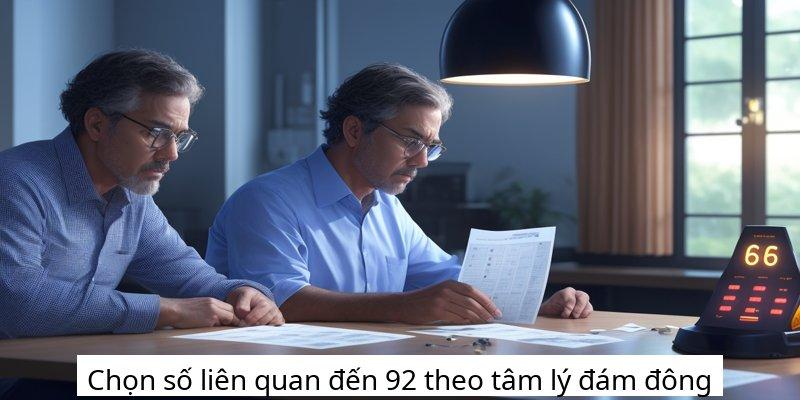 Chọn số liên quan đến 92 theo tâm lý đám đông